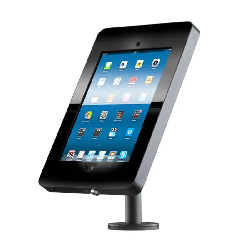 iPad Lockable Drill in Desk Stands
